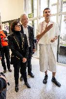 Rachida Dati Visits International Architecture Exhibition - Venise