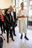 Rachida Dati Visits International Architecture Exhibition - Venise