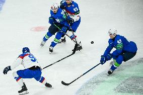 ICE HOCKEY WC SLOVAKIA-SLOVENIA