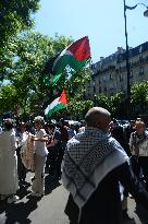 Demonstration for Gaza in Paris