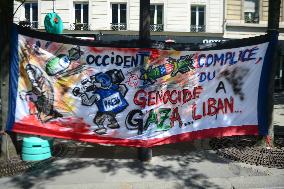 Demonstration for Gaza in Paris