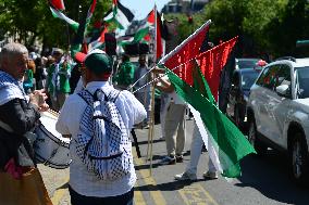 Demonstration for Gaza in Paris