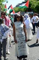 Demonstration for Gaza in Paris