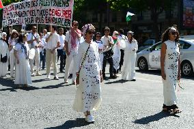 Demonstration for Gaza in Paris