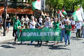 Demonstration for Gaza in Paris