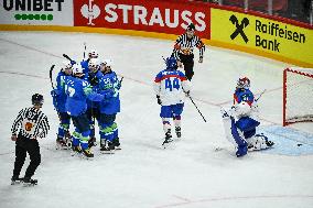 ICE HOCKEY WC SLOVAKIA-SLOVENIA
