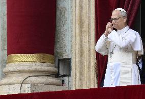 Pope Leo XIV Leads His First Regina Caeli Prayer - Vatican