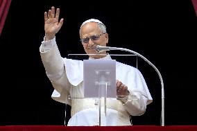 Pope Leo XIV Leads His First Regina Caeli Prayer - Vatican