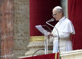 Pope Leo XIV Leads His First Regina Caeli Prayer - Vatican