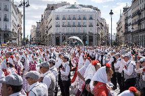 Dancing Through Madrid Street Parade - Spain