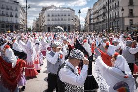Dancing Through Madrid Street Parade - Spain