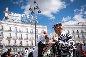 Dancing Through Madrid Street Parade - Spain