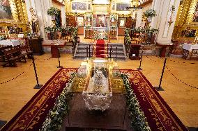 Public Veneration of Saint Teresa in Alba de Tormes - Spain