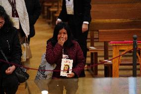 Public Veneration of Saint Teresa in Alba de Tormes - Spain