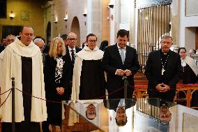 Public Veneration of Saint Teresa in Alba de Tormes - Spain