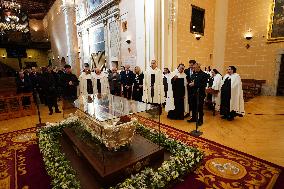 Public Veneration of Saint Teresa in Alba de Tormes - Spain
