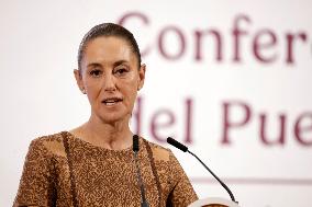 Mexico’s President Claudia Sheinbaum Holds Briefing