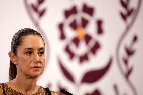 Mexico’s President Claudia Sheinbaum Holds Briefing