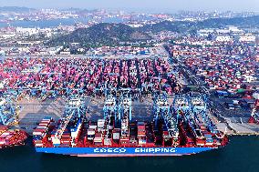 Qingdao Port Container
