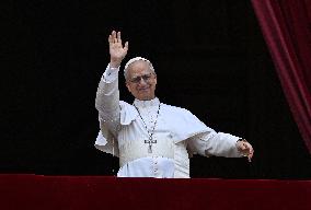 Pope Leo XIV Leads His First Regina Caeli Prayer - Vatican