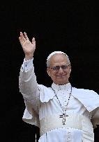 Pope Leo XIV Leads His First Regina Caeli Prayer - Vatican