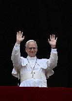 Pope Leo XIV Leads His First Regina Caeli Prayer - Vatican