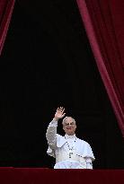 Pope Leo XIV Leads His First Regina Caeli Prayer - Vatican