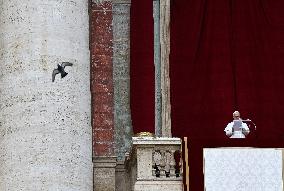 Pope Leo XIV Leads His First Regina Caeli Prayer - Vatican