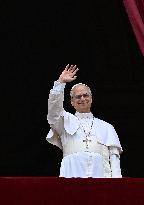 Pope Leo XIV Leads His First Regina Caeli Prayer - Vatican