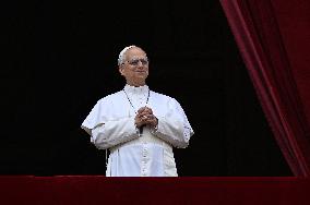 Pope Leo XIV Leads His First Regina Caeli Prayer - Vatican
