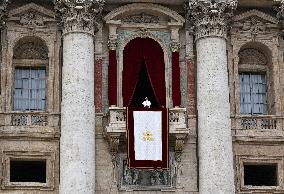 Pope Leo XIV Leads His First Regina Caeli Prayer - Vatican