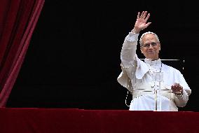 Pope Leo XIV Leads His First Regina Caeli Prayer - Vatican