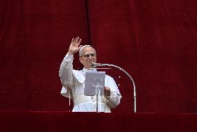 Pope Leo XIV Leads His First Regina Caeli Prayer - Vatican