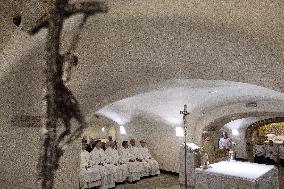 Pope Leo XIV Celebrates Mass At The Tomb Of St Peter - Vatican