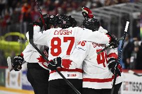 ICE HOCKEY WC LATVIA-CANADA