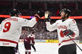 ICE HOCKEY WC LATVIA-CANADA