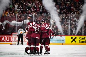 ICE HOCKEY WC LATVIA-CANADA