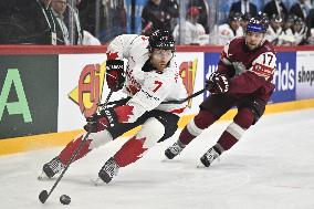 ICE HOCKEY WC LATVIA-CANADA