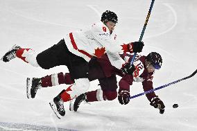 ICE HOCKEY WC LATVIA-CANADA