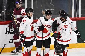 ICE HOCKEY WC LATVIA-CANADA