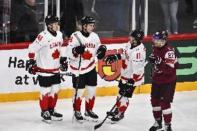 ICE HOCKEY WC LATVIA-CANADA