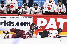 ICE HOCKEY WC LATVIA-CANADA