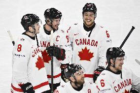 ICE HOCKEY WC LATVIA-CANADA