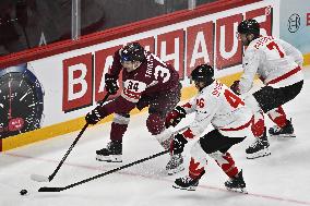 ICE HOCKEY WC LATVIA-CANADA