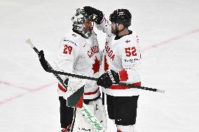ICE HOCKEY WC LATVIA-CANADA