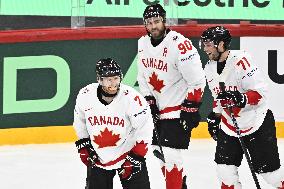 ICE HOCKEY WC LATVIA-CANADA