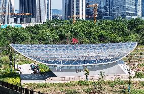 Subway Station Entrances And Exits Resembling Coffins in Hangzhou