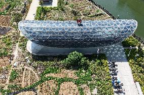 Subway Station Entrances And Exits Resembling Coffins in Hangzhou