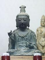 Stolen Buddhist statue returned to Japan