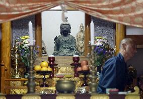Stolen Buddhist statue returned to Japan